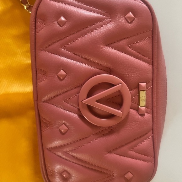 Valentino bella diamond leather crossbody in pink coral - Picture 5 of 7